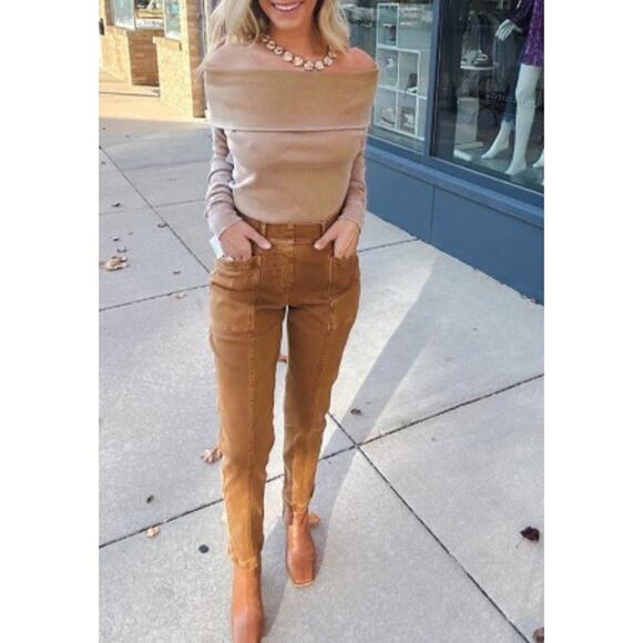 Spanx Stretch Twill Straight Leg Pants Size XS NWT - Picture 1 of 5